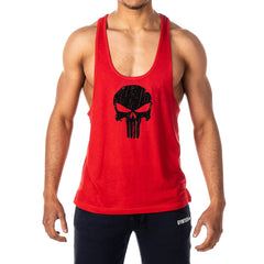 Skull Mens Stringer Tank Top