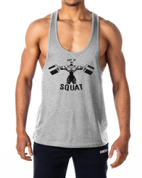 Shut Up And Squat Mens Stringer Tank Top