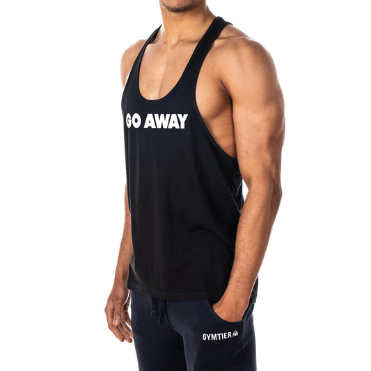 Go Away Mens Stringer Tank Top