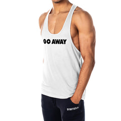 Go Away Mens Stringer Tank Top