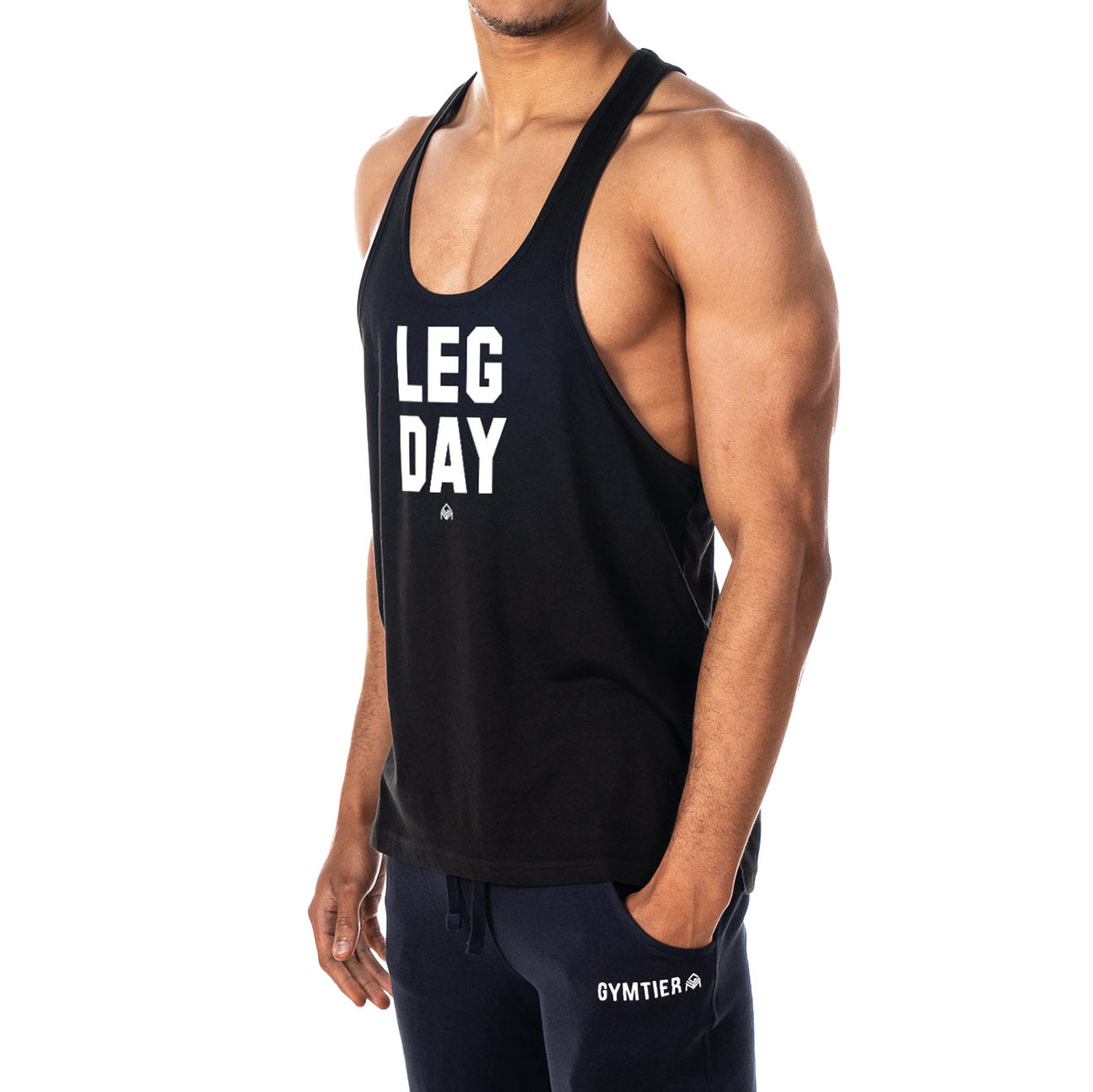 Leg Day Mens Stringer Tank Top