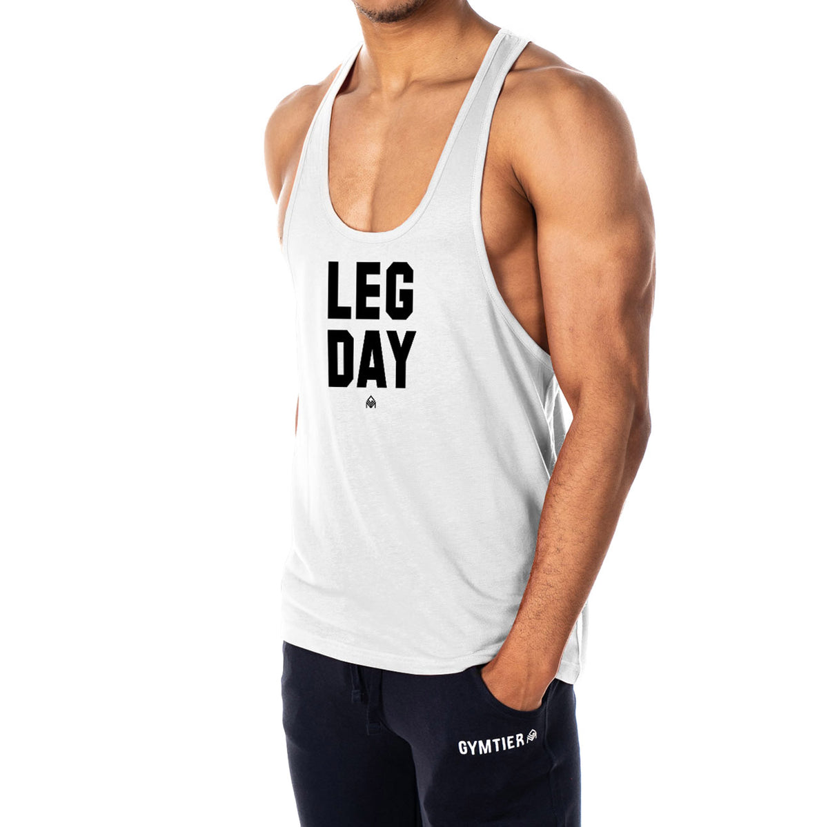 Leg Day Mens Stringer Tank Top