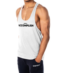 Accomplish Mens Stringer Tank Top