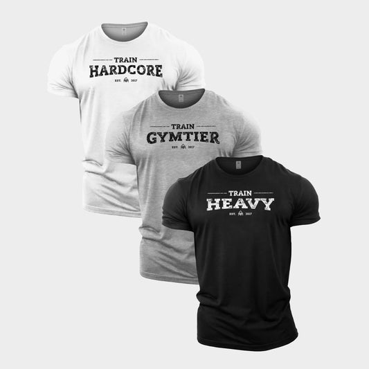 Train Heavy Gym T-Shirt 3 Pack