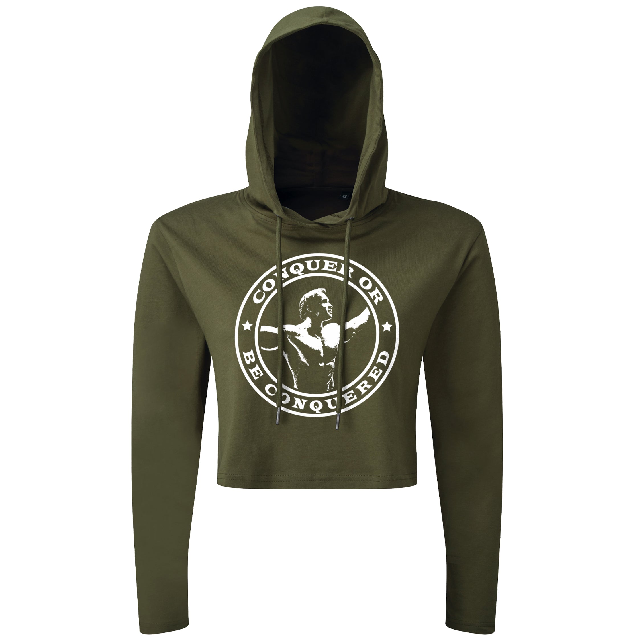 Conquer or be Conquered - Cropped Hoodie