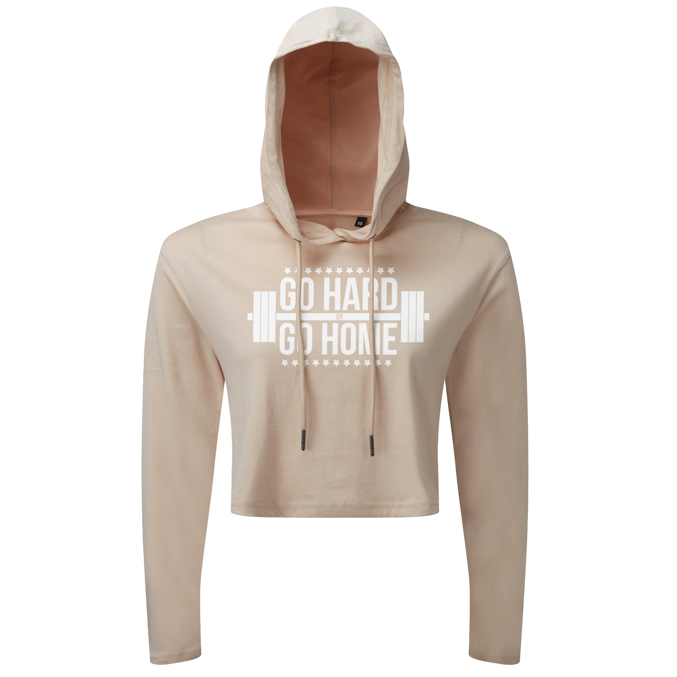 Go Hard Or Go Home - Cropped Hoodie