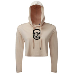 Tough Lady - Cropped Hoodie