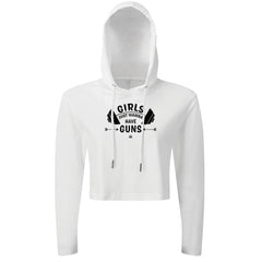 Girls Just Wanna Have Guns - Cropped Hoodie