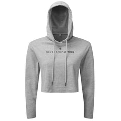 Never Stop Lifting - Cropped Hoodie