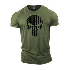 Skull USA - Gym T-Shirt