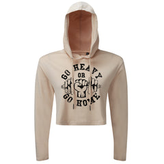Go Heavy Or Go Home - Cropped Hoodie