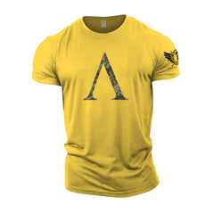 Spartan Symbol Woodland Camo - Spartan Forged - Gym T-Shirt