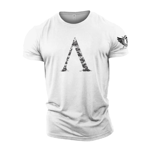 Spartan Symbol Winter Camo - Spartan Forged - Gym T-Shirt