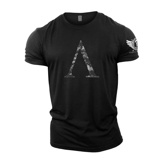 Spartan Symbol Hex Camo - Spartan Forged - Gym T-Shirt