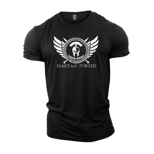 Spartan Forged Chest Emblem - Spartan Forged - Gym T-Shirt