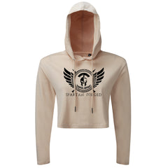 Spartan Forged Chest Emblem - Spartan Forged - Cropped Hoodie