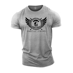 Spartan Forged Chest Emblem - Spartan Forged - Gym T-Shirt