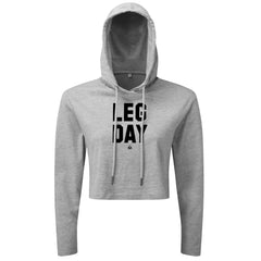 LEG DAY - Cropped Hoodie