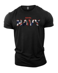 Royal Navy UK Flag - Gym T-Shirt