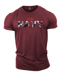 Royal Navy UK Flag - Gym T-Shirt