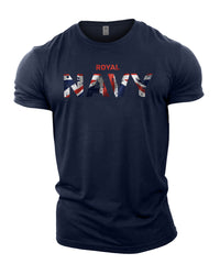 Royal Navy UK Flag - Gym T-Shirt