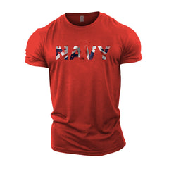 Royal Navy UK Flag - Gym T-Shirt