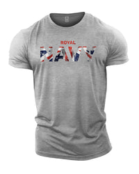 Royal Navy UK Flag - Gym T-Shirt