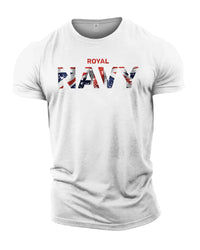 Royal Navy UK Flag - Gym T-Shirt