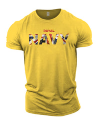 Royal Navy UK Flag - Gym T-Shirt