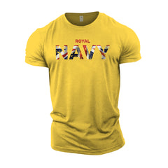 Royal Navy UK Flag - Gym T-Shirt