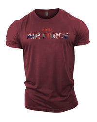 Royal Air Force UK Flag - Gym T-Shirt