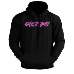 Retro Chest Day - Gym Hoodie