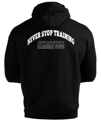 Gymtier Barbell Club - Never Stop Training - Gym Hoodie