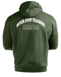Gymtier Barbell Club - Never Stop Training - Gym Hoodie