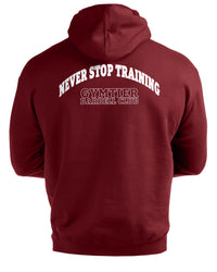 Gymtier Barbell Club - Never Stop Training - Gym Hoodie