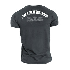 Gymtier Barbell Club - One More Rep - Gym T-Shirt