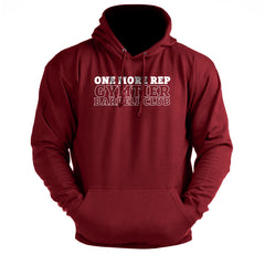 Gymtier Barbell Club - One More Rep Chest - Gym Hoodie