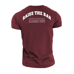 Gymtier Barbell Club - Raise The Bar - Gym T-Shirt