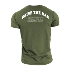 Gymtier Barbell Club - Raise The Bar - Gym T-Shirt