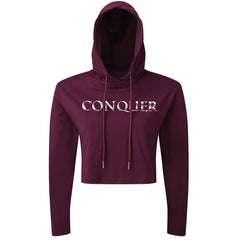 Conquer - Cropped Hoodie
