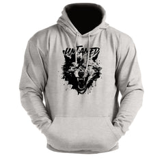 Untamed Wolf Black - Gym Hoodie