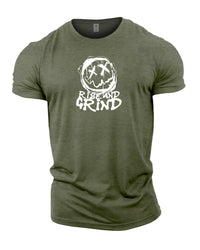 Rise And Grind Smiley - Gym T-Shirt