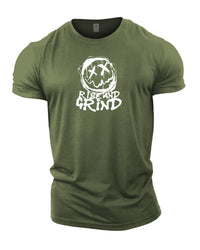 Rise And Grind Smiley - Gym T-Shirt