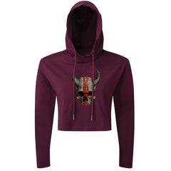 Devil Skull EN - Cropped Hoodie