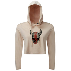 Devil Skull EN - Cropped Hoodie