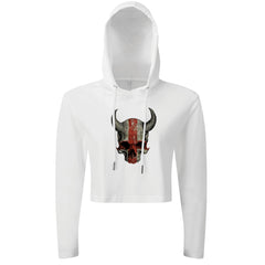 Devil Skull EN - Cropped Hoodie