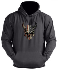 Devil Skull USA - Gym Hoodie
