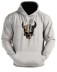 Devil Skull USA - Gym Hoodie