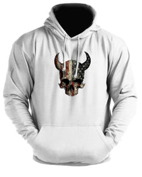 Devil Skull USA - Gym Hoodie