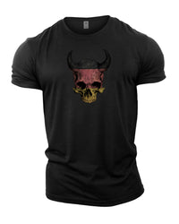 Devil Skull DE - Gym T-Shirt